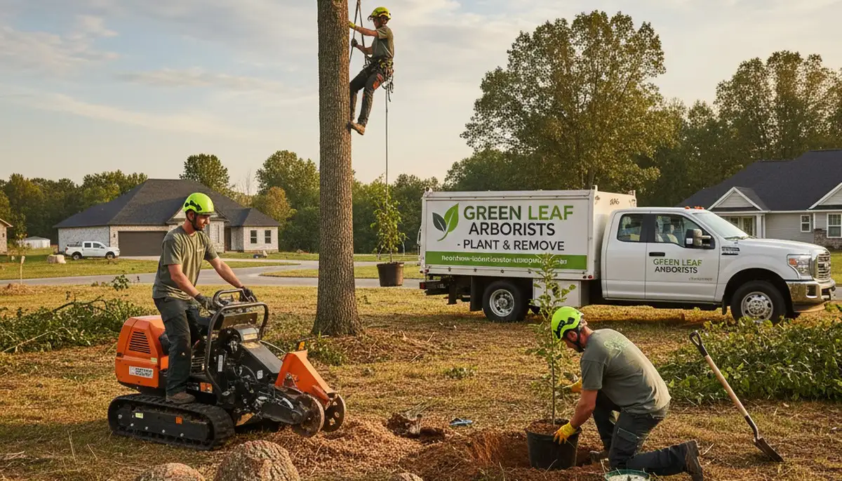 Arborists planting native trees in Tacoma, WA for professional tree care and landscape restoration