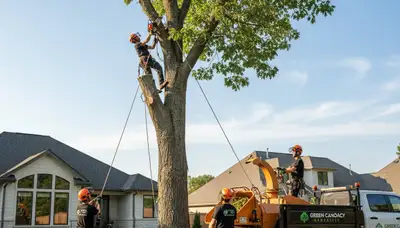 Arborists performing safe tree removal in Tacoma, WA for Chop Chop Tree service experts